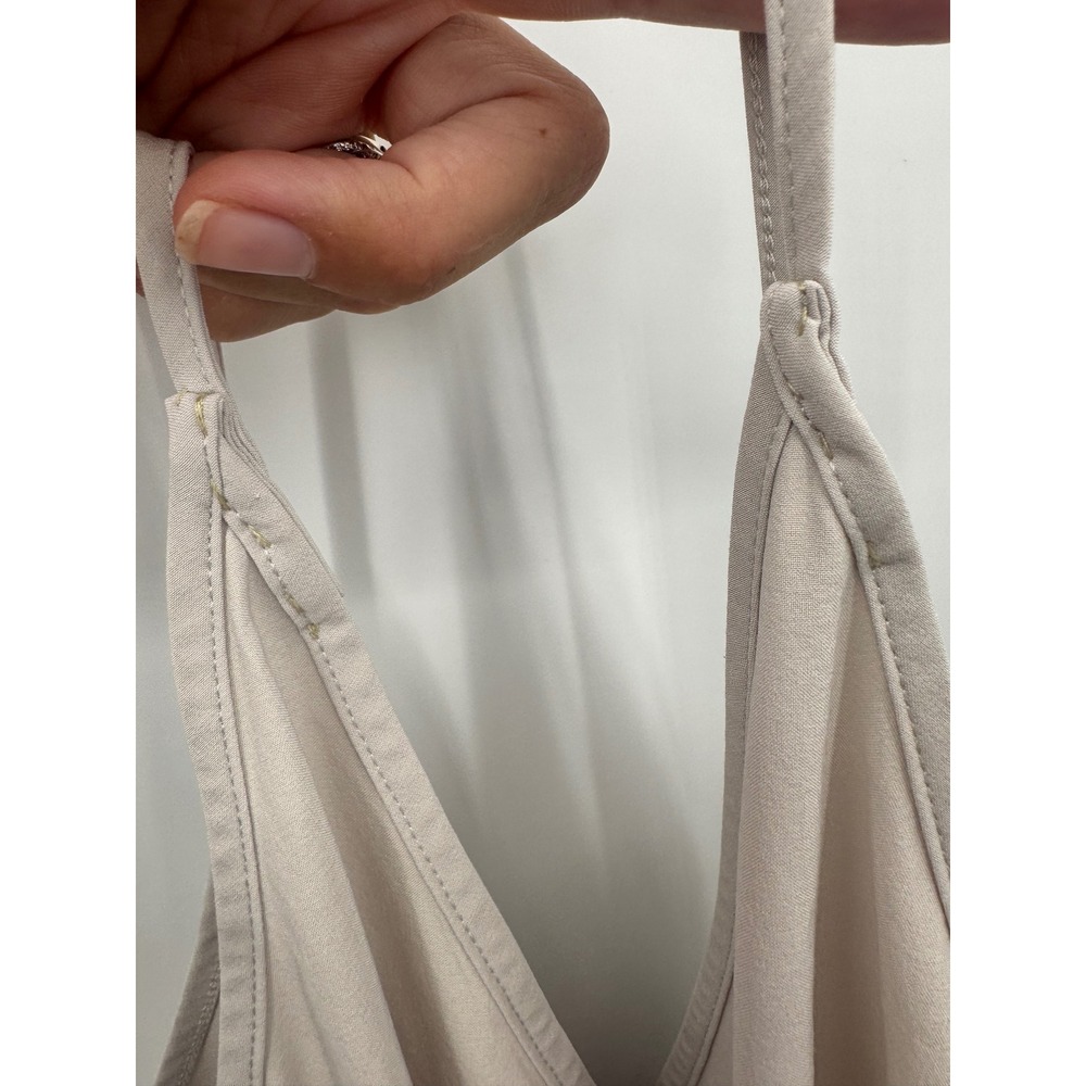 Vuori Villa Cami Women L Tan V-Neck Straps Shortened - Picture 9 of 11